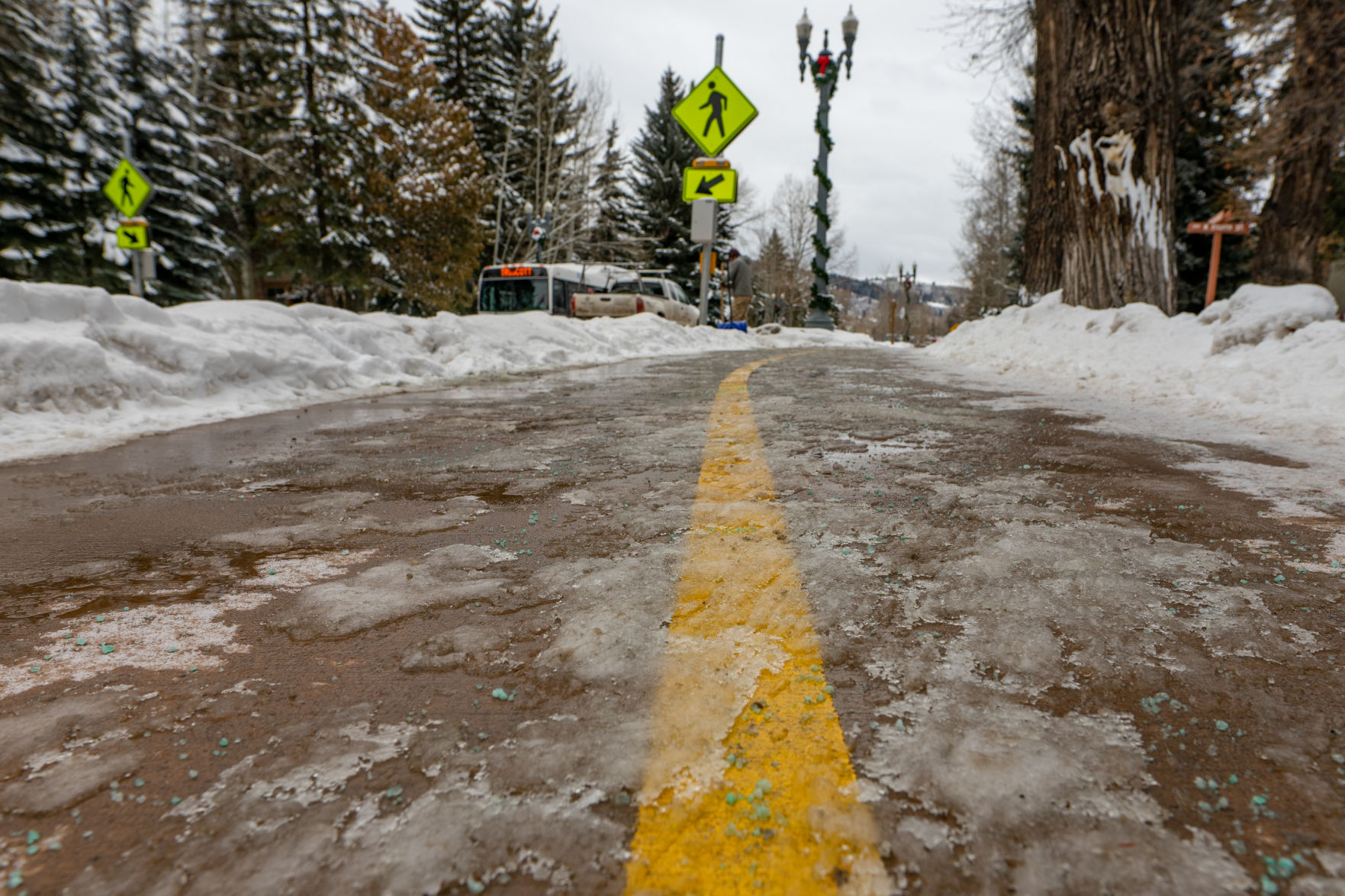 Snowy street